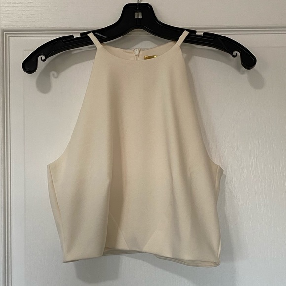H&M Cream Crop Tank Top - Picture 2 of 6